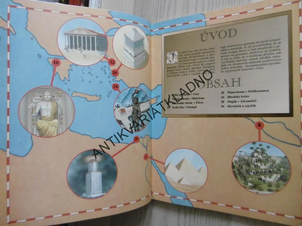 7 DIVŮ SVĚTA, STAROVĚK, STŘEDOVĚK, NOVOVĚK, REG COX, **an