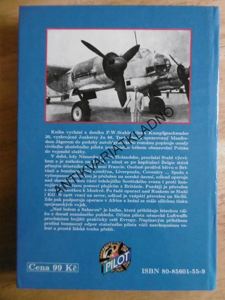 JUNKERS JU 88, NAD LEDEM A SAHAROU, STAHL,VÁLKA ,LETECTVÍ, **an