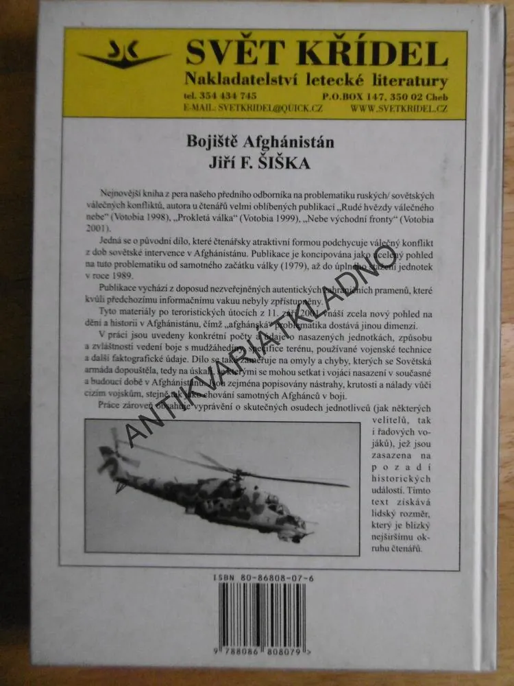 BOJIŠTĚ AFGÁNISTÁN, SOVĚTSKO-AFGÁNSKÝ KONFLIKT 1979-89