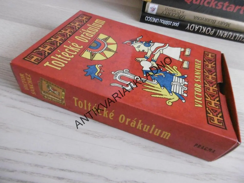 TOLTÉCKÉ ORÁKULUM, KNIHA A KARTY, VICTOR SANCHEZ, **an
