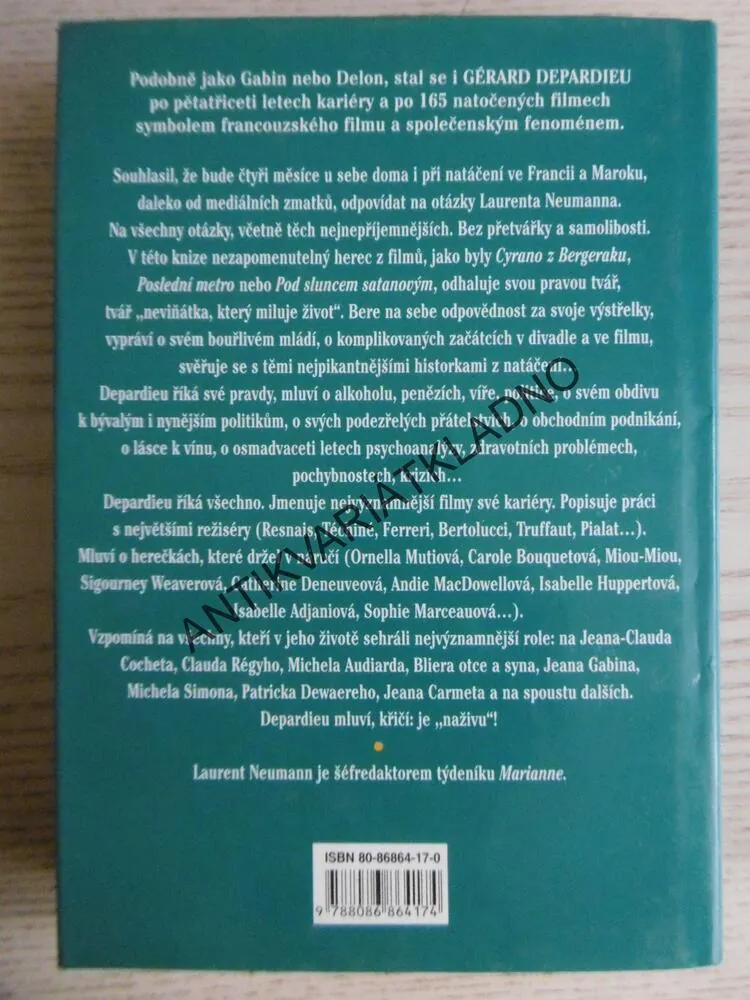 GÉRARD DEPARDIEU, NAŽIVU!, LAURENT NEUMANN, **an