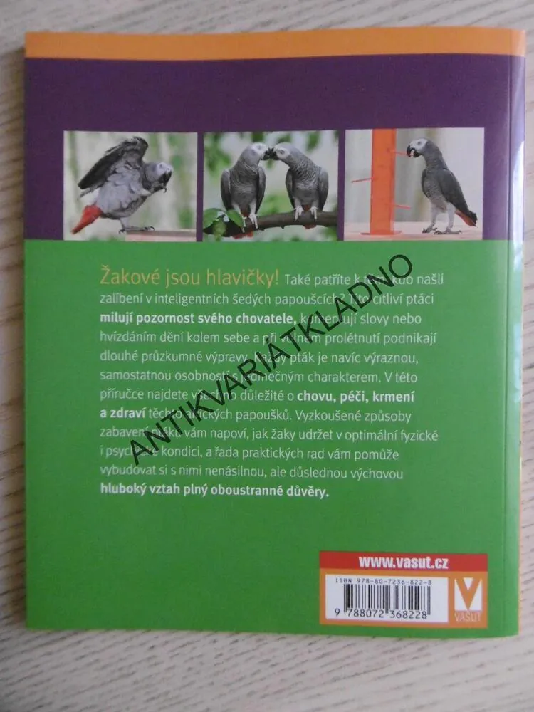 ŽAKO PAPOUŠEK ŠEDÝ, H. NIEMANN, , **an