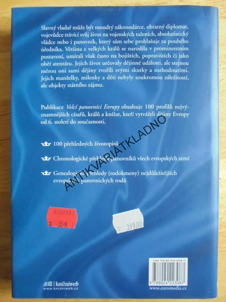 VELCÍ PANOVNÍCI EVROPY, 100 CÍSAŘŮ, KRÁLŮ, KNÍŽAT, **an