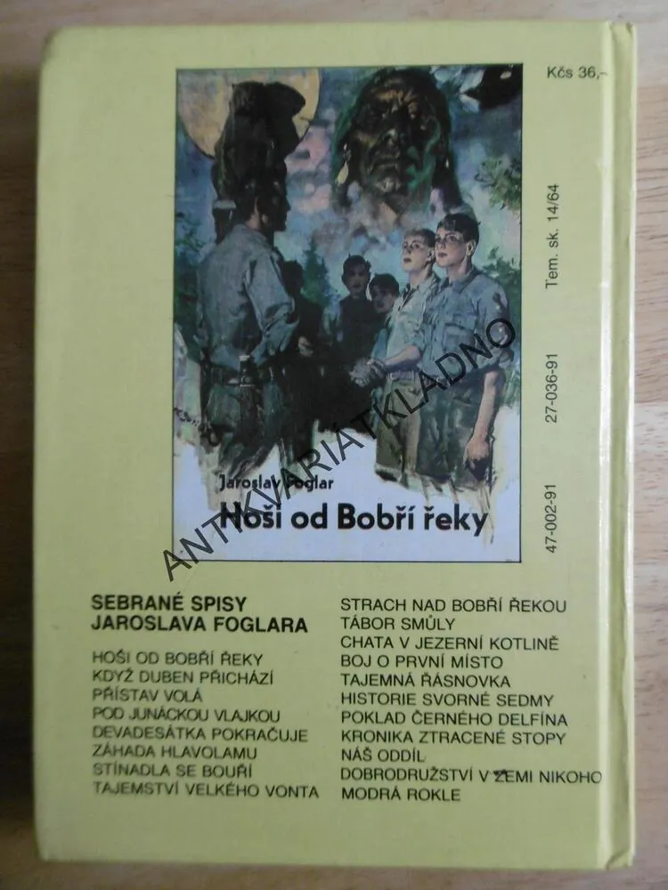 HOŠI OD BOBŘÍ ŘEKY, JAROSLAV FOGLAR, 1991 **an