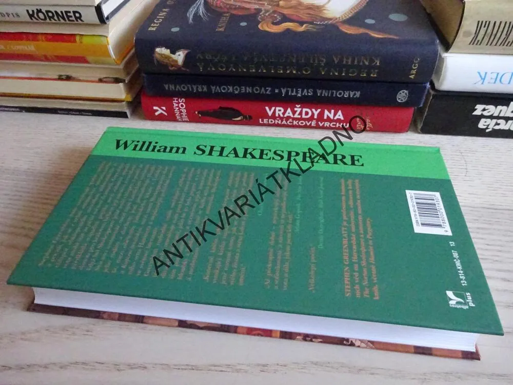 VELKÝ PŘÍBĚH NEZNÁMÉHO MUŽE, WILLIAM SHAKESPEARE, STEPHEN GREENBLATT, **an