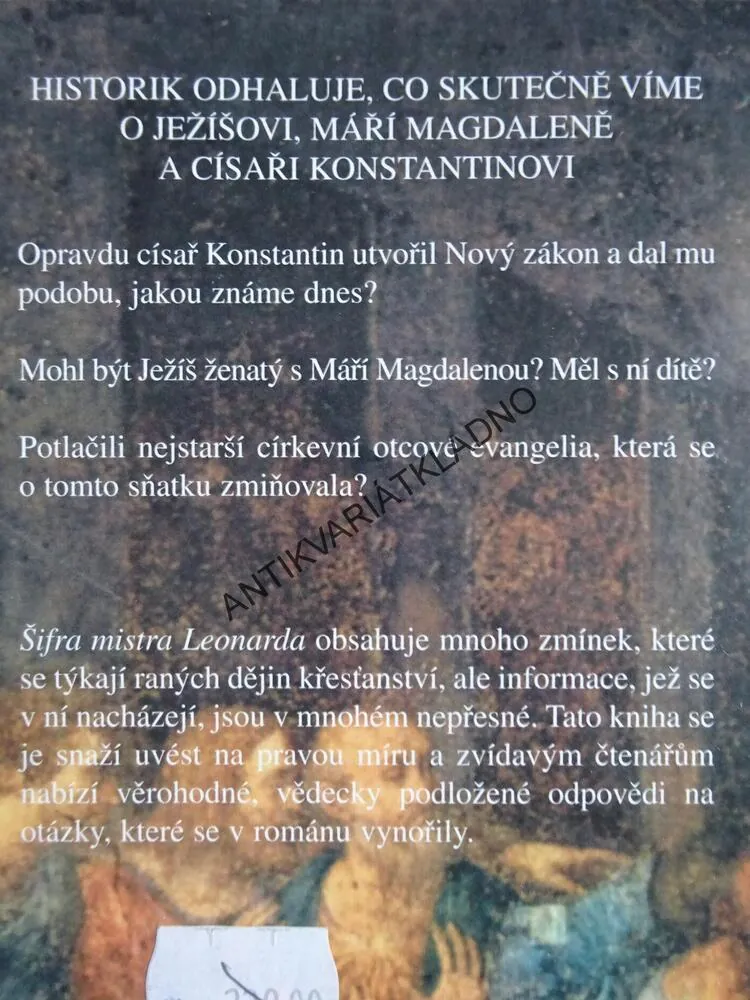 ŠIFRA MISTRA LEONARDA, PRAVDA A SMYŠLENKY, BART D. EHRMAN, **an