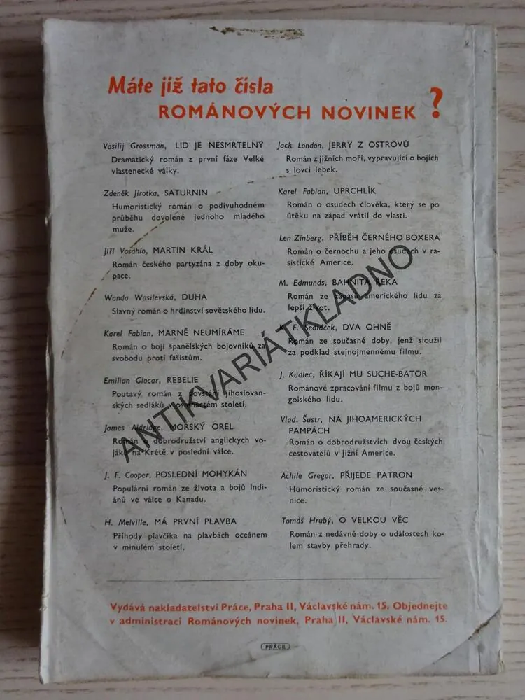 MALÁ ZOOLOGICKÁ ZAHRADA, JAROSLAV HAŠEK, **an