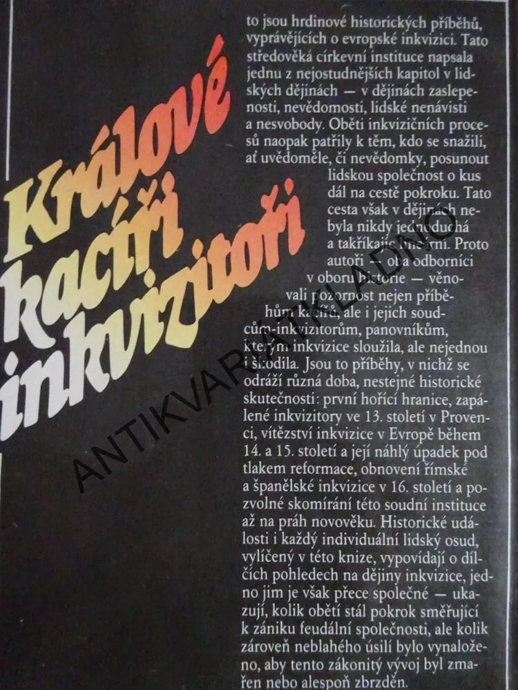 KRÁLOVÉ KACÍŘI INKVIZITOŘI, MIROSLAV HROCH, ANNA SKÝBOVÁ, **an