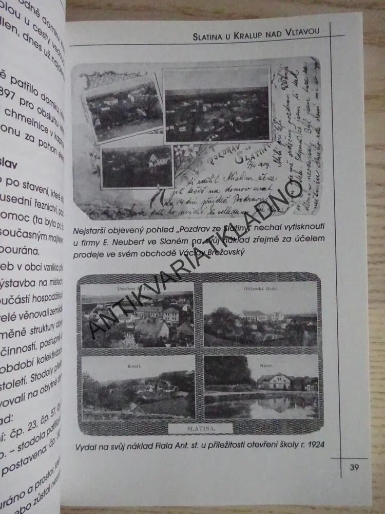 SLATINA U KRALUP NAD VLTAVOU, JIŘÍ KOPECKÝ, **an