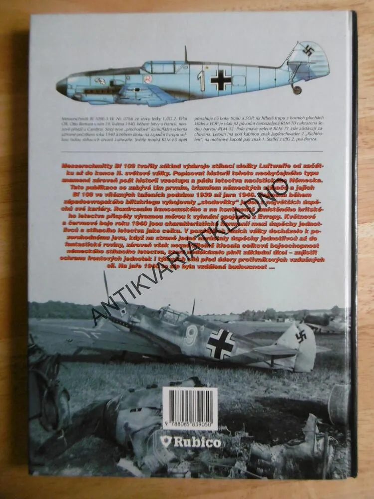 MESSERSCHMITT BF 109, ŠNAJDR, LETECTVÍ, **an