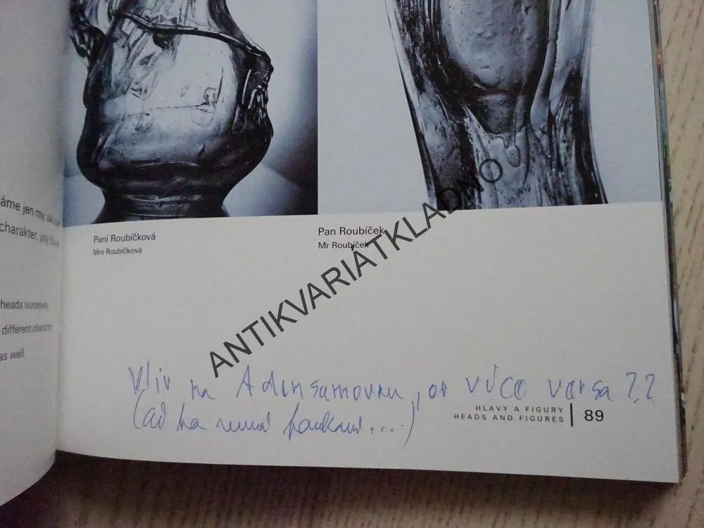 SKLO, GLASS, MILUŠE ROUBÍČKOVÁ, RENÉ ROUBÍČEK,