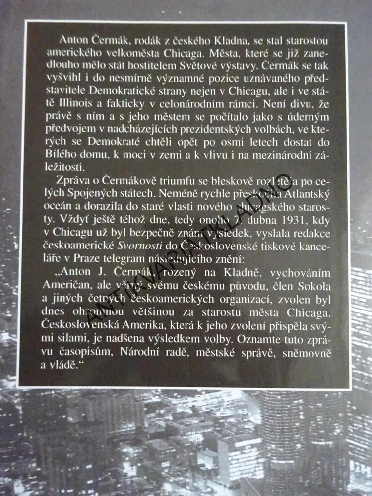 ČERMÁK VERSUS AL CAPONE, IVAN BROŽ, **an