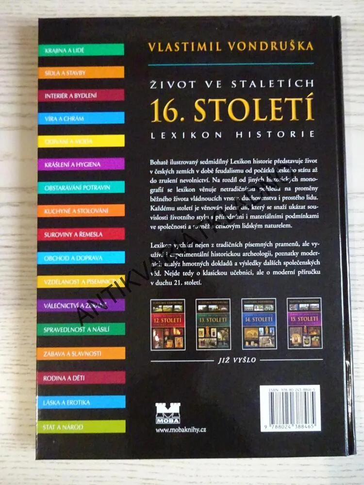 16. STOLETÍ, ŽIVOT VE STALETÍCH, LEXIKON HISTORIE, VLASTIMIL VONDRUŠKA, **an