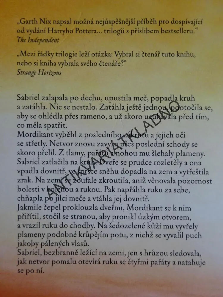 SABRIEL, GARTH NIX, **an