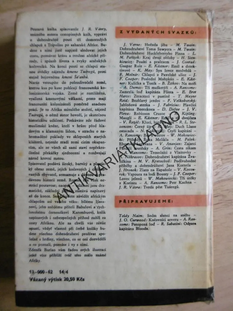 KOD 55 - TVRDÁ PĚST TUÁREGŮ, J.R. VÁVRA, BURIAN., **an