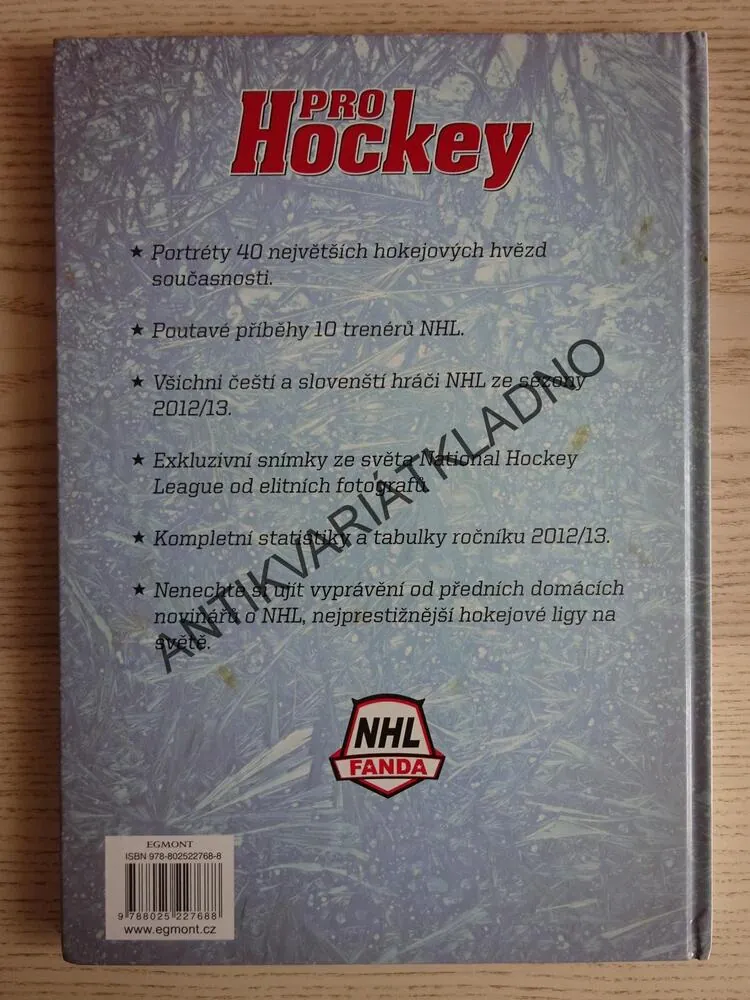 HVĚZDY NHL 2014, ČEŠI A SLOVÁCI V SEZONĚ 2012/13, LEDNÍ HOKEJ, **an