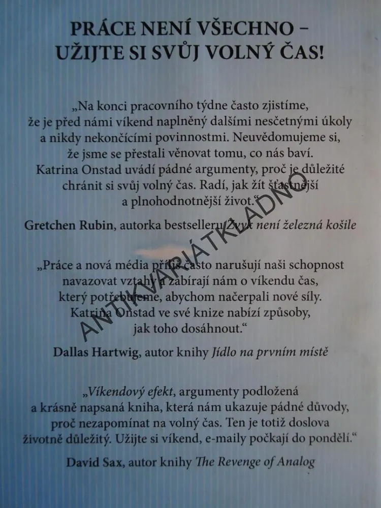 VÍKENDOVÝ EFEKT, KATRINA ONSTAD, **an