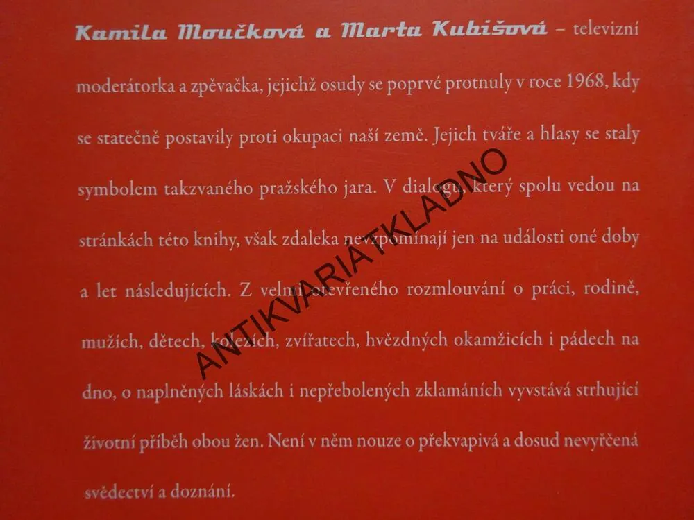 LÁSKY ZA ČAŠŮ BEZČASÍ, MARTA KUBIŠOVÁ, KAMILA MOUČKOVÁ, **an