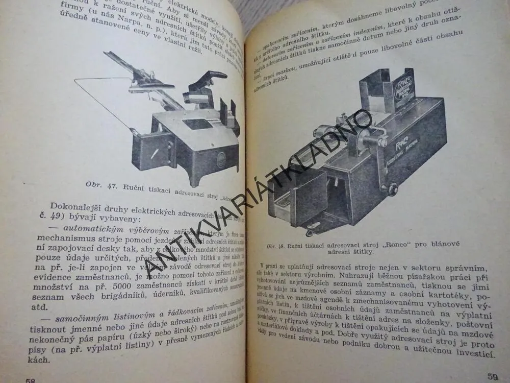 ZÁKLADY MECHANISACE KANCELÁŘSKÉ PRÁCE, JOSEF ŠTAMFEST, **an