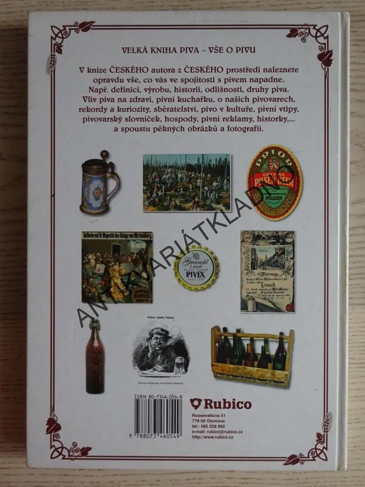 VELKÁ KNIHA PIVA, VĚNEK, ZÝBRT, **an