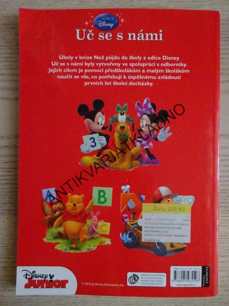 NEŽ PŮJDU DO ŠKOLY, UČ SE S NÁMI, UČÍME SE S DISNEY, MICKEY MOUSE, **an