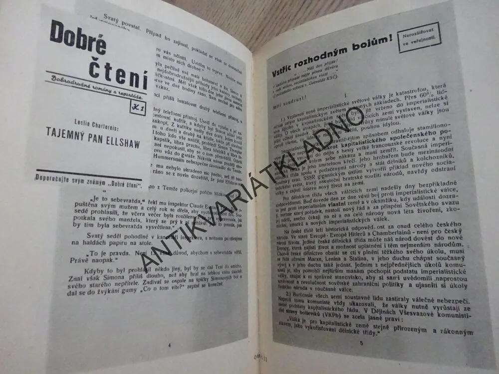 KLADENSKO V BOJI ZA SVOBODU, A. PĚNIČKA, **an