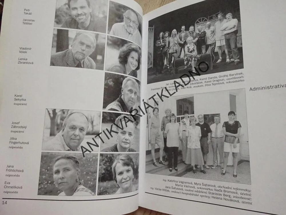 STÁLÝ SOUBOR DIVADLA V KRÁLOVSKÉM HORNÍM MĚSTĚ KLADNĚ, STŘEDOČESKÉ DIVADLO KLADNO, 1915-2000, **an