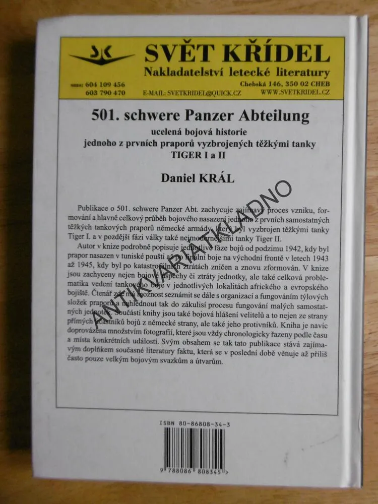 501. SCHWERE PANZER ABTEILUNG, BOJOVÁ HISTORIE