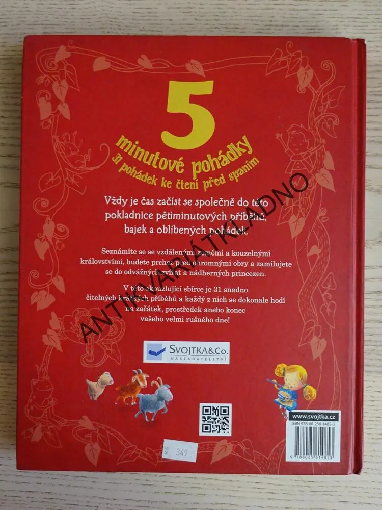 5MINUTOVÉ POHÁDKY, 31 POHÁDEK KE ČTENÍ PŘED SPANÍM, **an