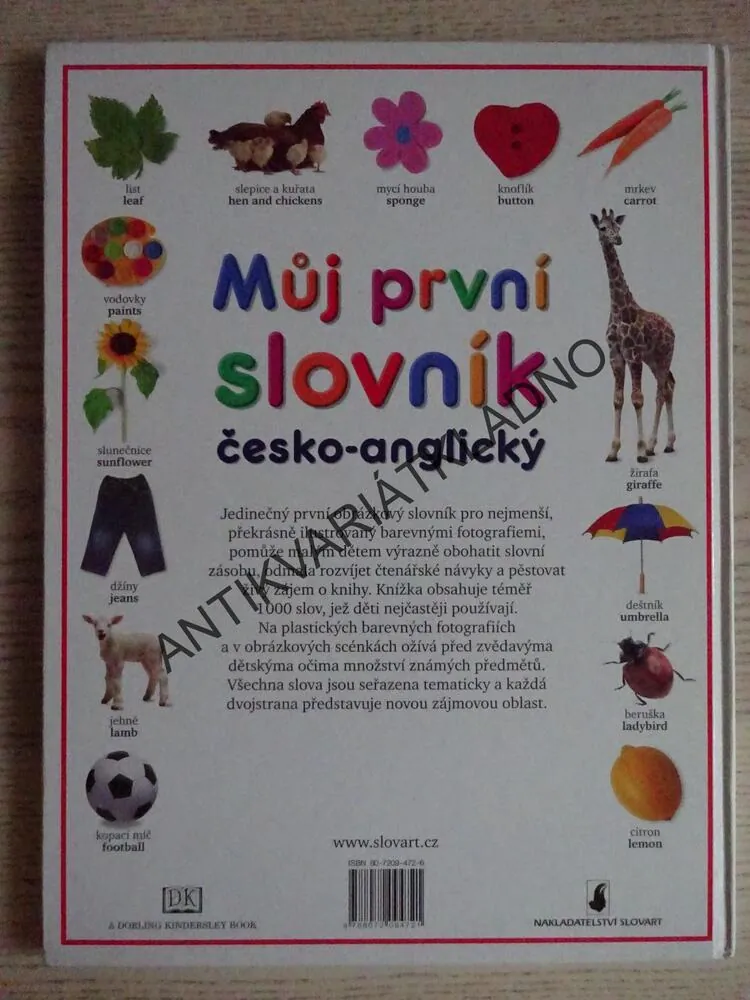 MŮJ PRVNÍ SLOVNÍK, ČESKO-ANGLICKÝ, **an