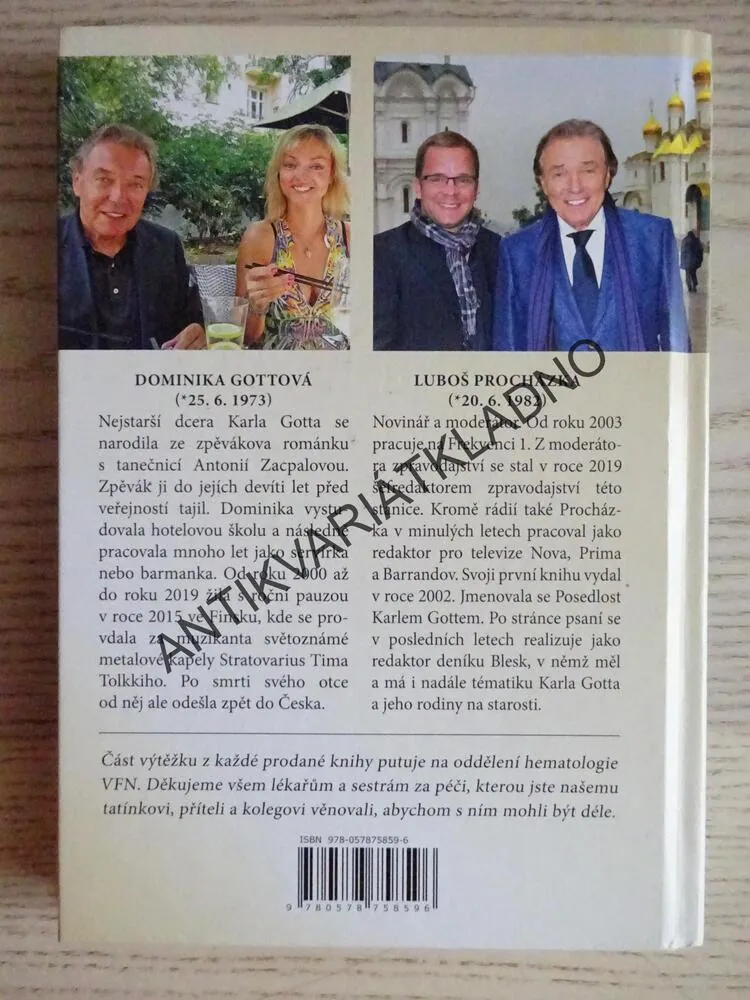 POSLEDNÍ ROKY S KARLEM, OTEVŘENÁ ZPOVĚĎ MISTROVÝCH NEJBLIŽŠÍCH, LUBOŠ PROCHÁZKA, DOMINIKA GOTTOVÁ, KAREL GOTT, **an