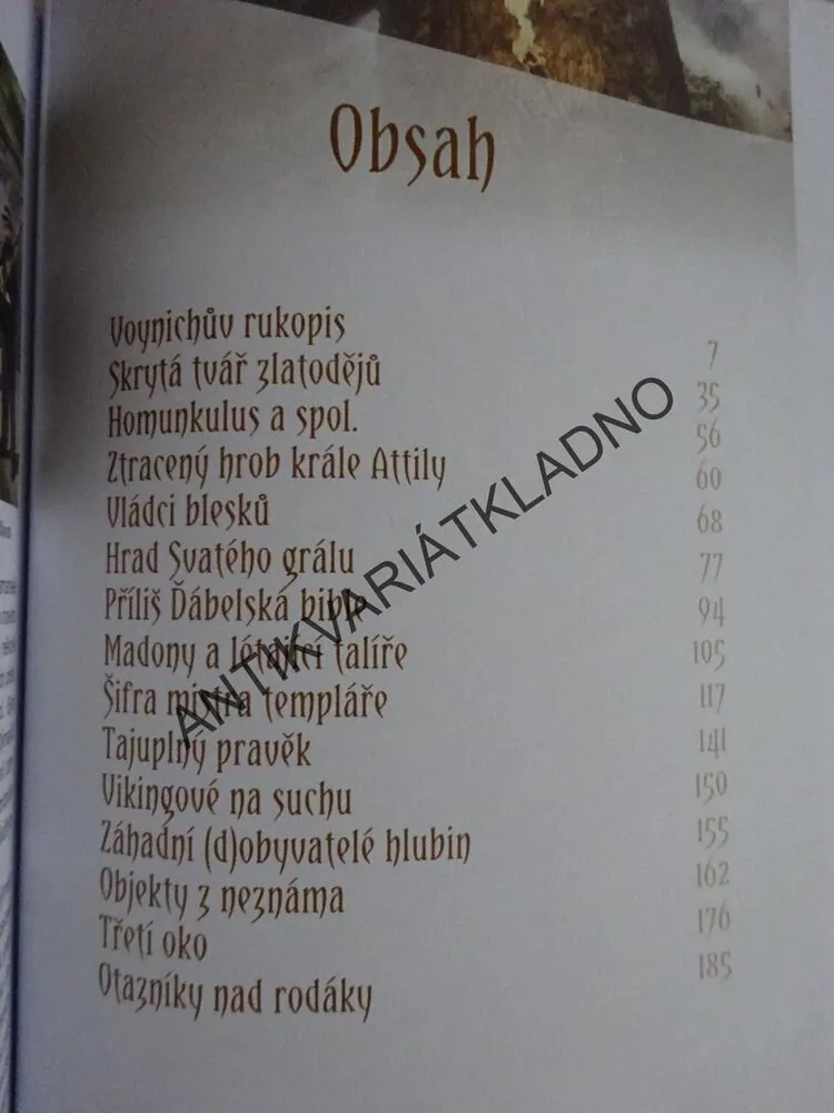 ČESKÉ TAJEMNO, ARNOŠT VAŠÍČEK, **an
