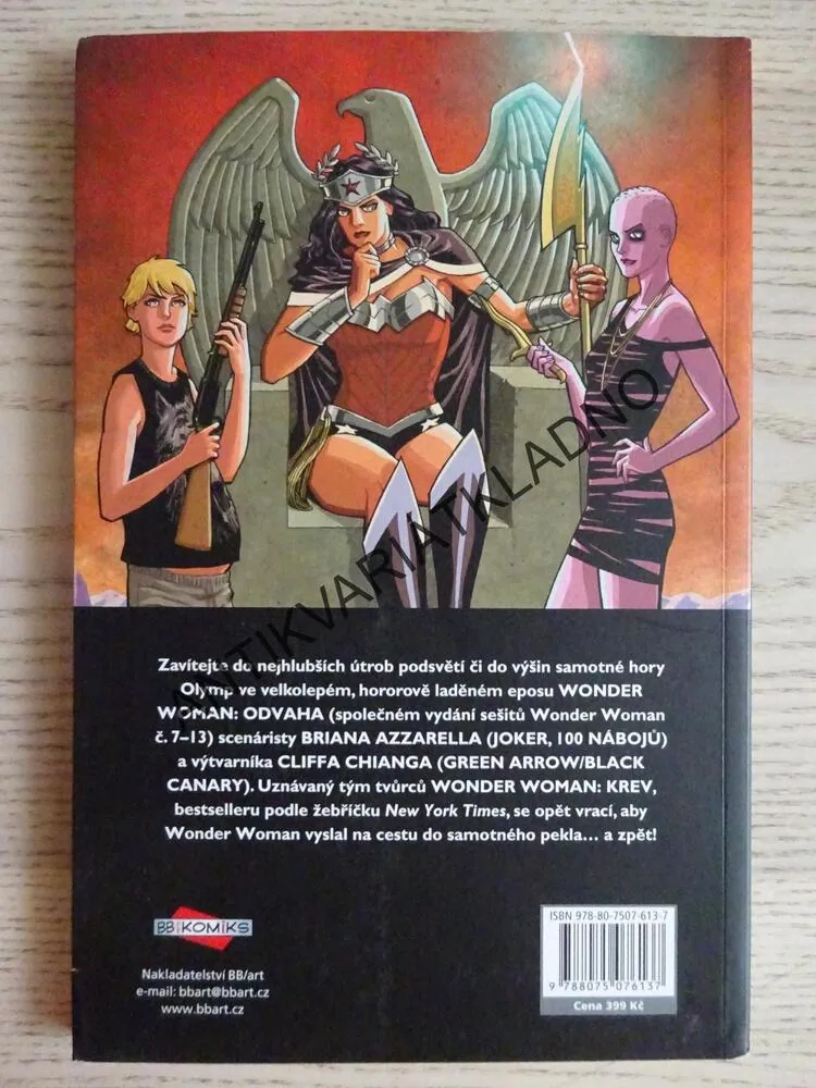 WONDER WOMAN, ODVAHA, KOMIKS DC COMICS, **an