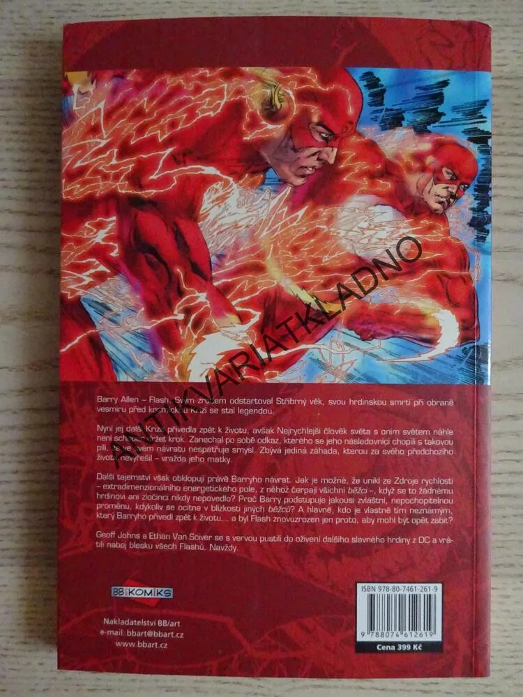 FLASH, ZNOVUZROZENÍ, KOMIKS DC COMICS, **an