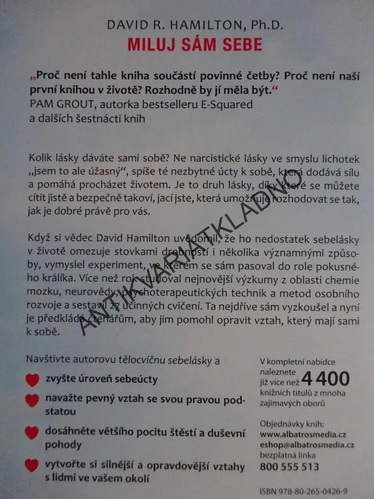 MILUJ SÁM SEBE, DAVID R. HAMILTON, **an