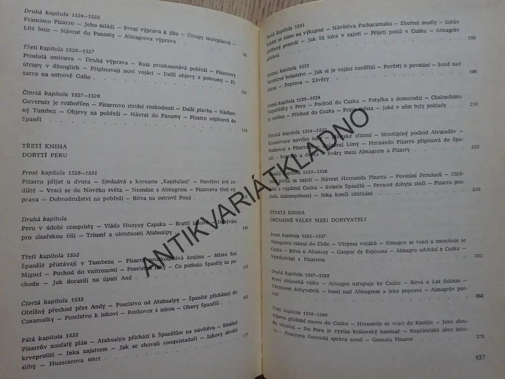 DĚJINY DOBYTÍ PERU, WILLIAM HICKLING PRESCOTT, **an