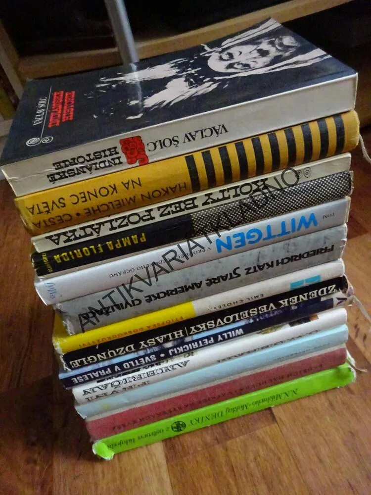 SMĚS CESTOPISY 13 KS KNIH- ŠOLC,MIELCHE, BRDEČKA, FOREJT, WITTGEN,, **an