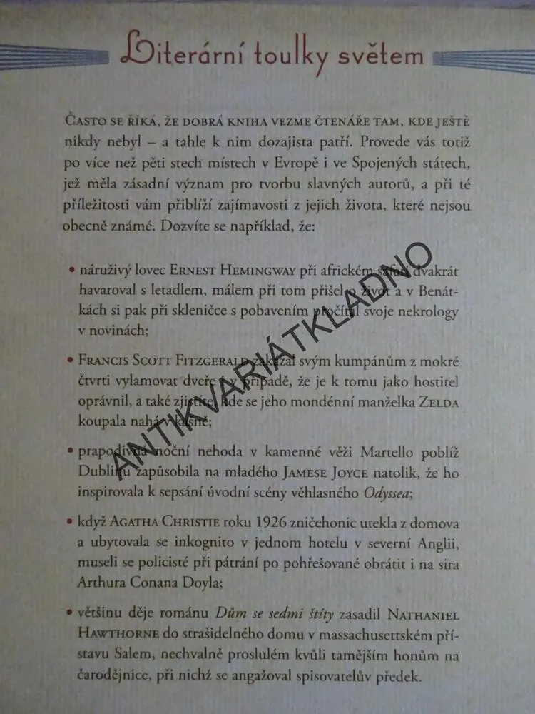 LITERÁRNÍ TOULKY SVĚTEM, SHANNON MCKENNA SCHMIDTOVÁ, JONI RENDONOVÁ, **an