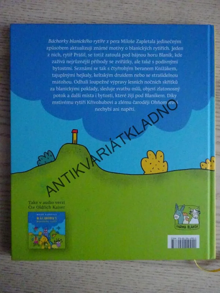 BÁCHORKY BLANICKÉHO RYTÍŘE, MILOŠ ZAPLETAL, **an