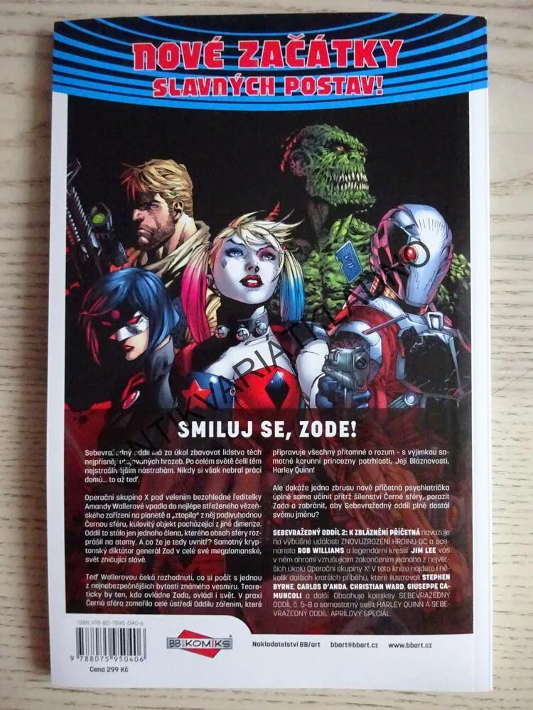 SEBEVRAŽEDNÝ ODDÍL, K ZBLÁZNĚNÍ PŘÍČETNÁ, KOMIKS DC COMICS, BB ART 2, **an