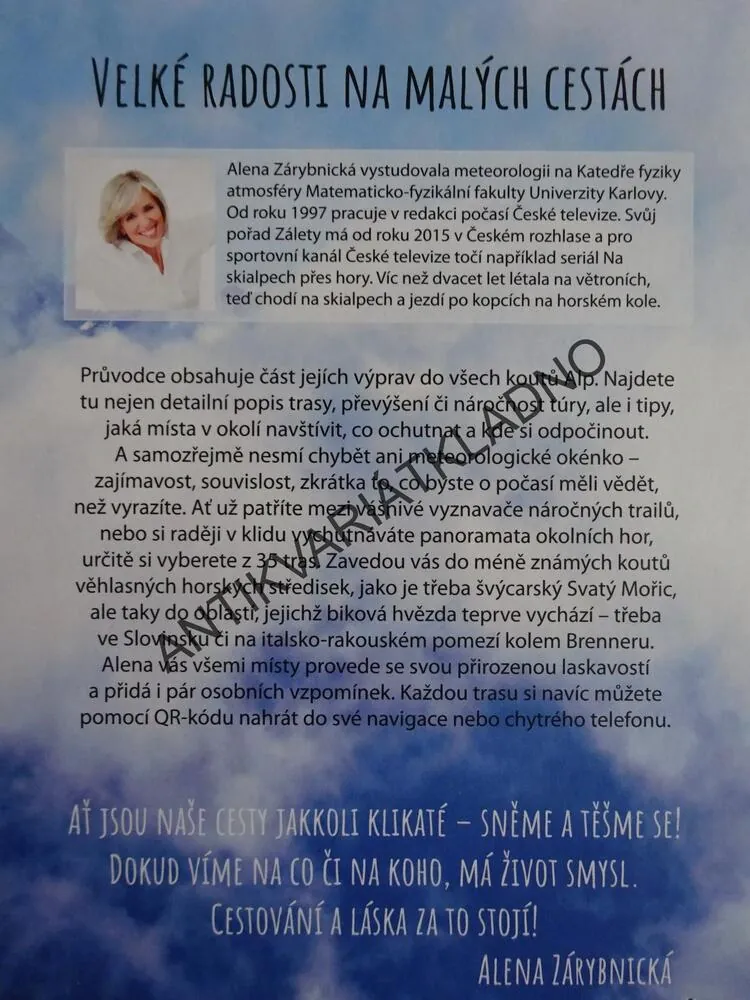ALPAMI NA KOLE, ALENA ZÁRYBNICKÁ, **an
