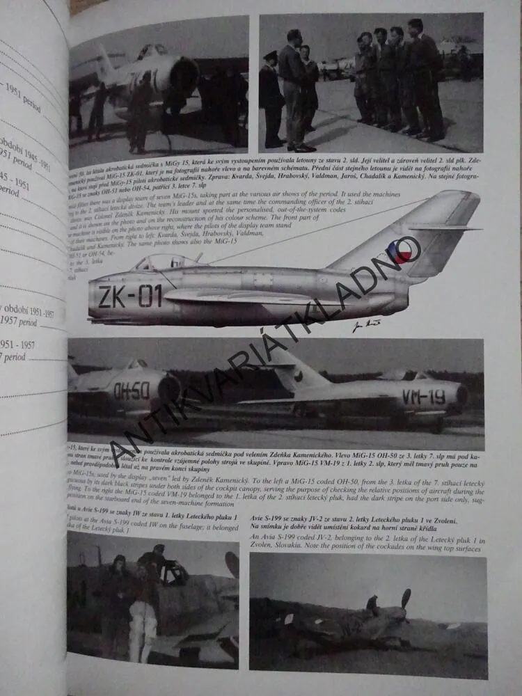 ČESKOSLOVENSKÉ VOJENSKÉ LETECTVO 1945-57, LETECTVÍ, **an