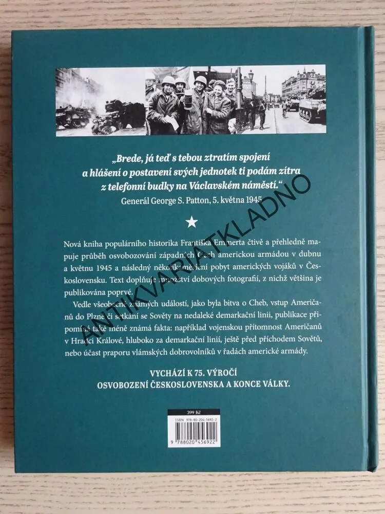 US ARMY V ČESKOSLOVENSKU 1945, FRANTIŠEK EMMERT, **an