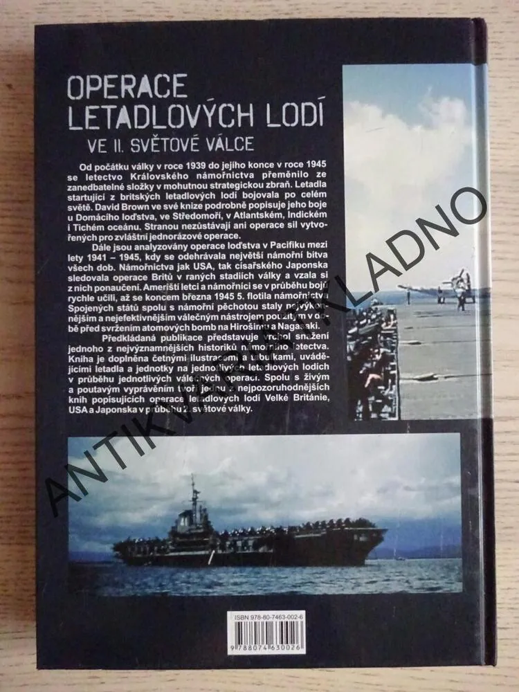 OPERACE LETADLOVÝCH LODÍ VE II. SVĚTOVÉ VÁLCE, DAVID BROWN, **an