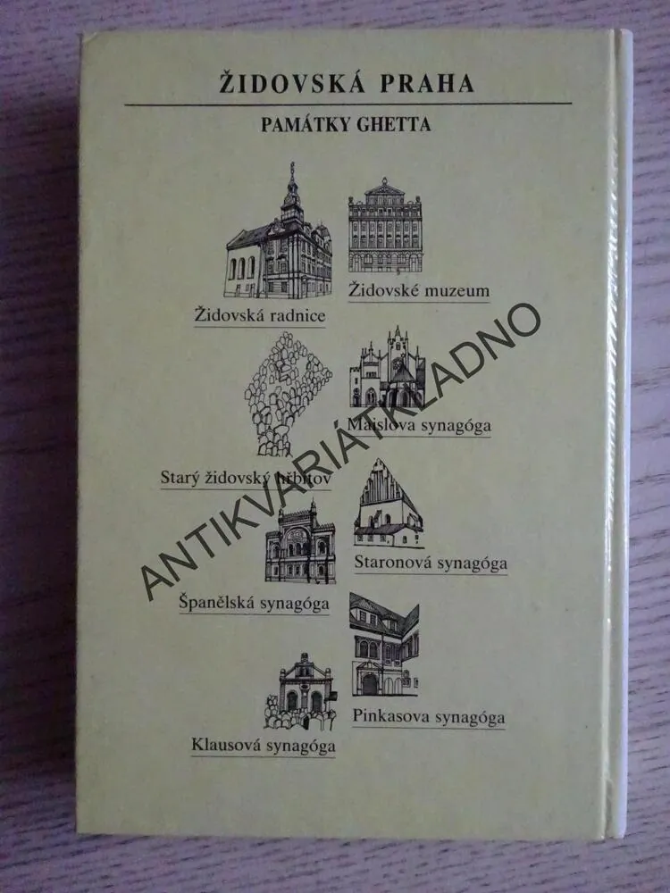 ŽIDOVSKÁ PRAHA, PRŮVODCE PAMÁTKAMI, CTIBOR RYBÁR, **an