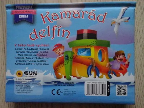 KAMARÁD DELFÍN, DĚTSKÁ 3D KNIHA, **an