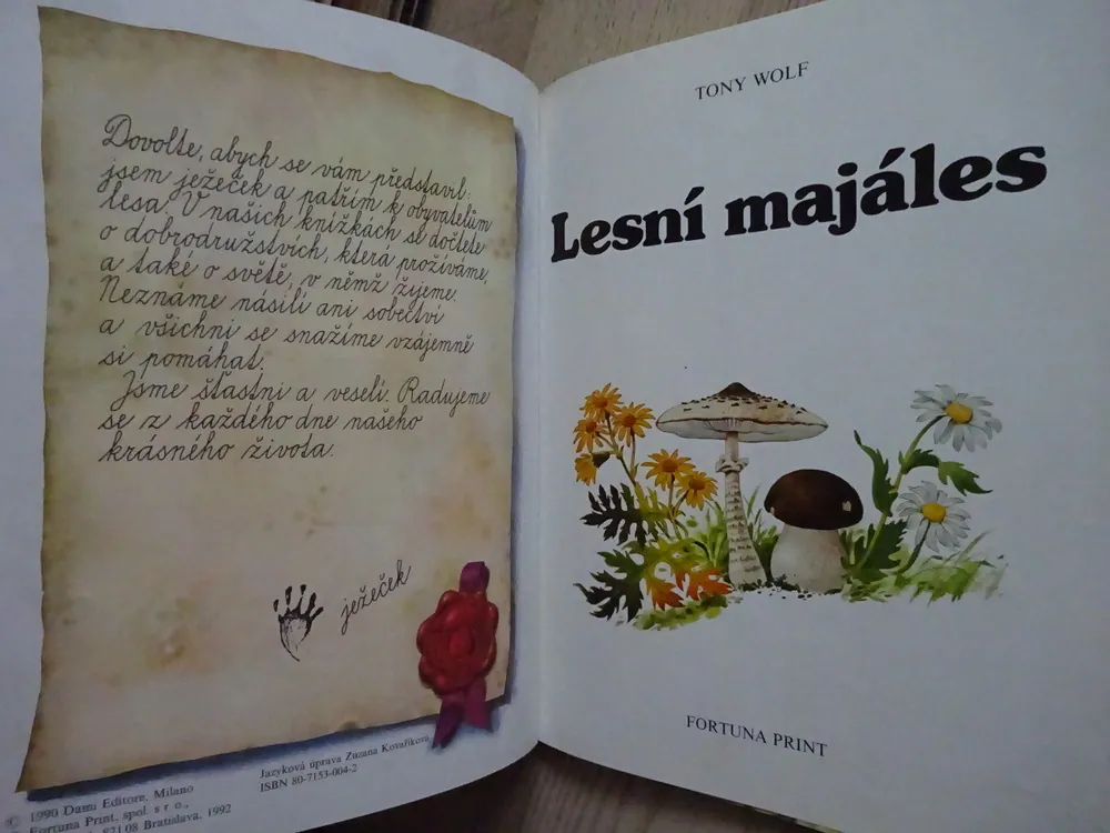 LESNÍ MAJÁLES, TONY WOLF, **an