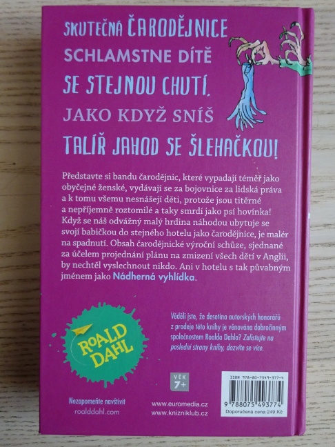 ČARODĚJNICE, ROALD DAHL, **an