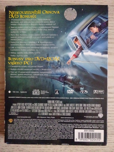 HARRY POTTER A TAJEMNÁ KOMNATA, VČETNĚ+ BONUS DVD, DVD FILM