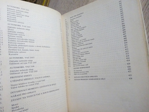 ÚDRŽBA A OPRAVY AUTOMOBILŮ LADA NIVA, **an